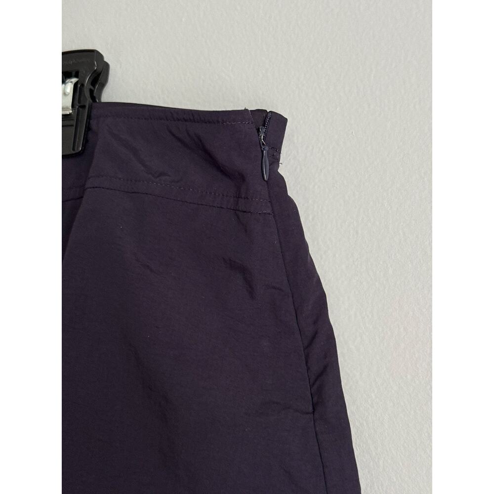 Lands End Women Swim Skirt Size 14 Navy Blue Built-in One-Piece Swimsuit Skort - Picture 4 of 7